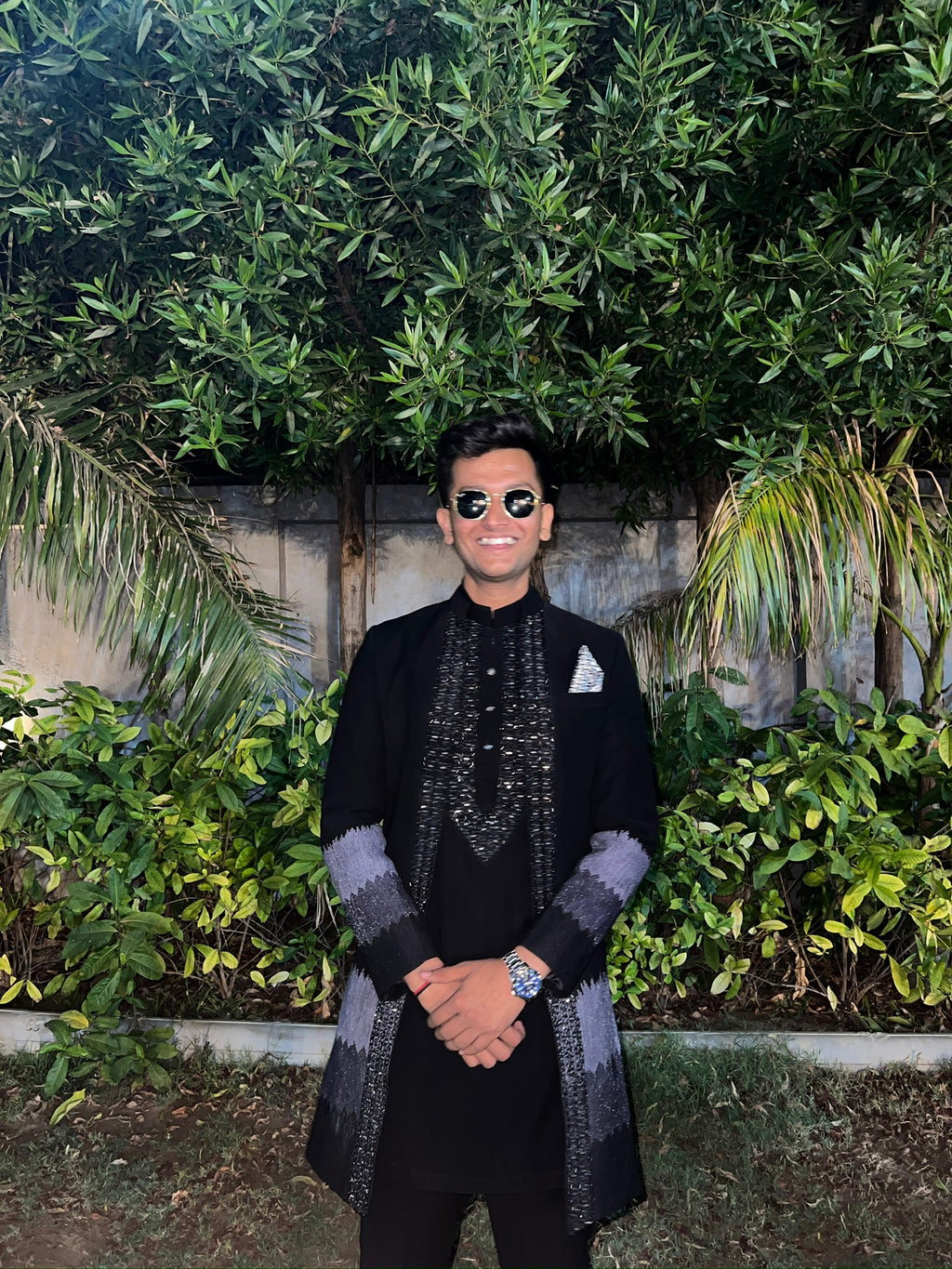 Midnight Embellished Kurta Set