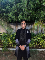 Midnight Embellished Kurta Set