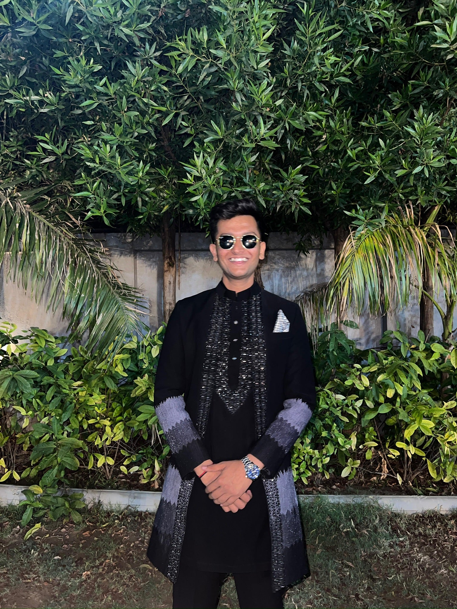 Midnight Embellished Kurta Set