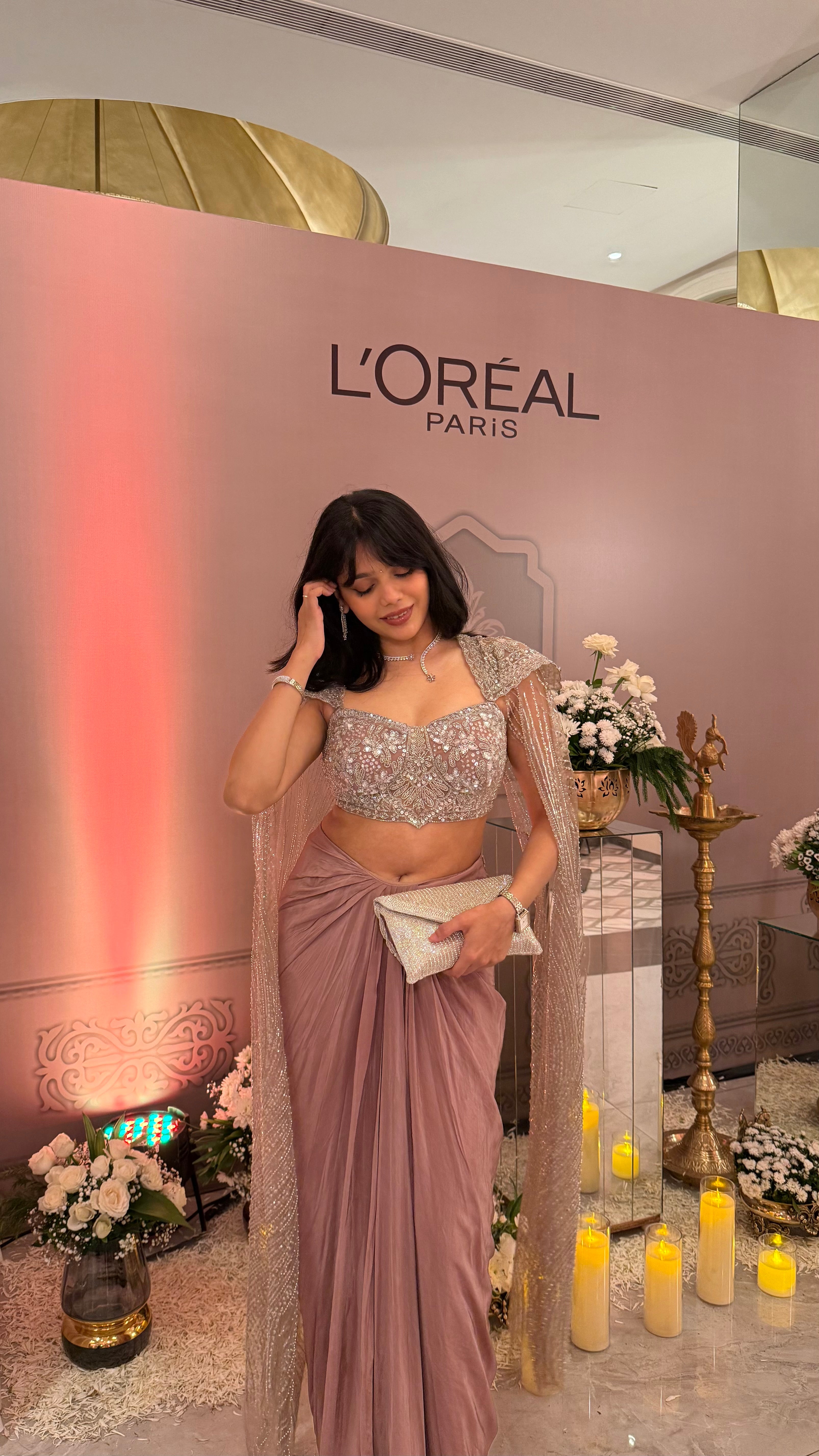 Ritvi Champagne Indowestern