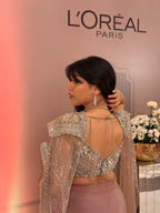 Ritvi Champagne Indowestern