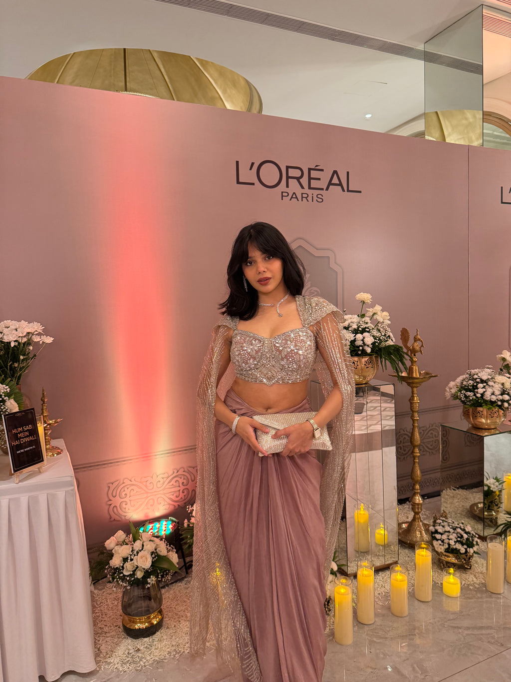 Ritvi Champagne Indowestern