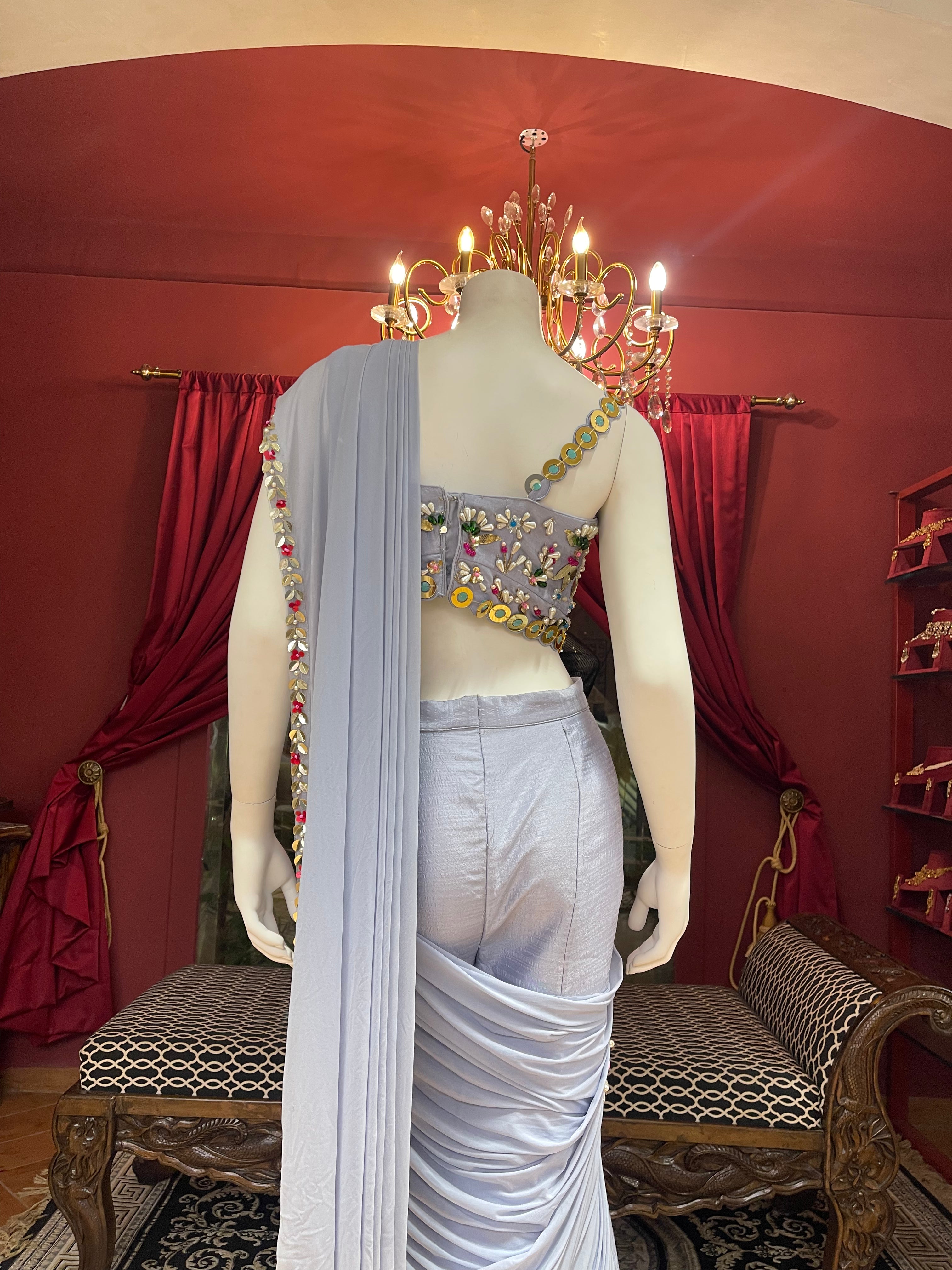Mauve PDP Inspired Plazzo Set