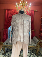 Onion Mist Floral Indo Western