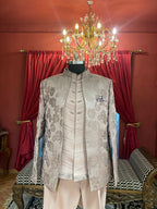 Onion Mist Floral Indo Western