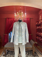 Powder Blue Indo Western