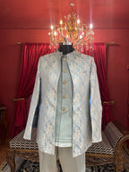 Powder Blue Indo Western