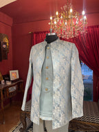 Powder Blue Indo Western