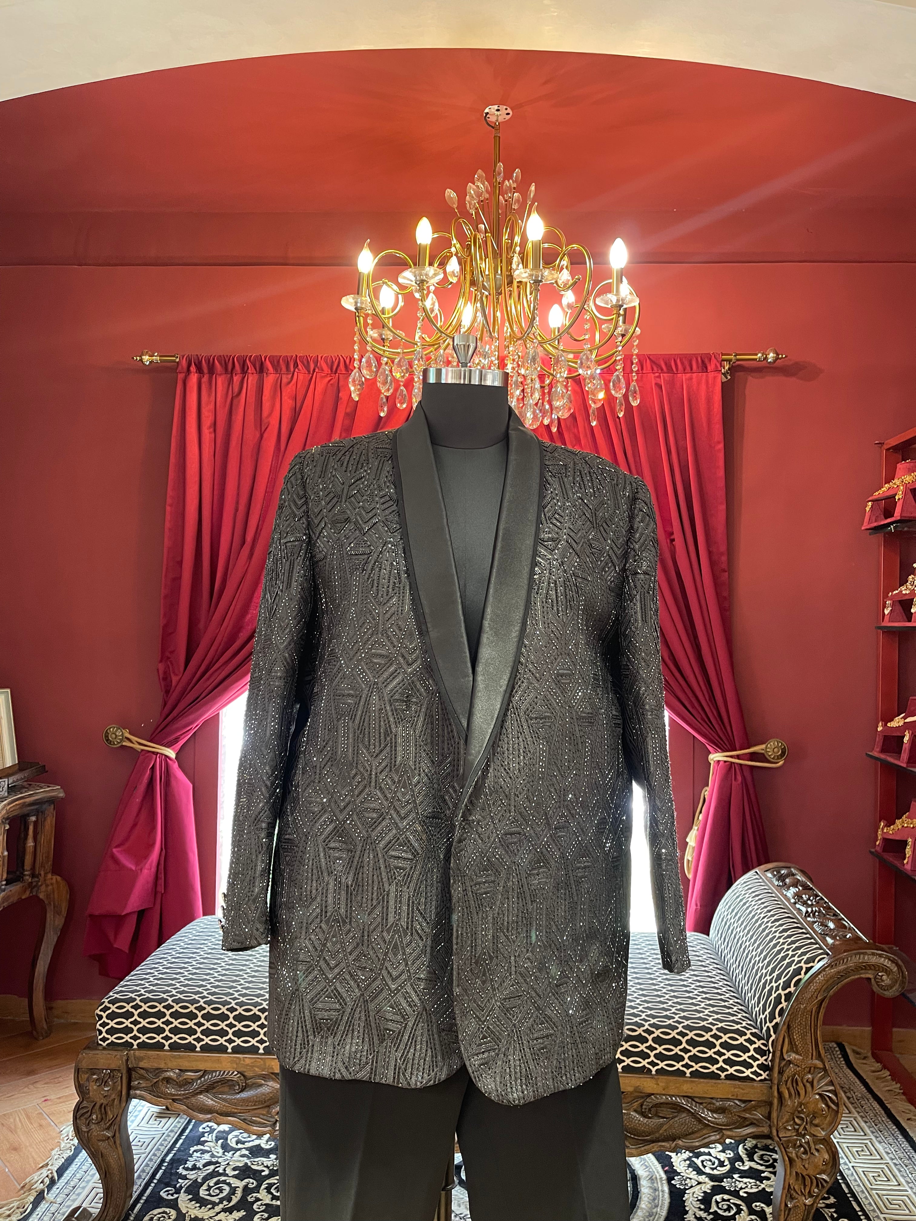 Black Sequin Tux