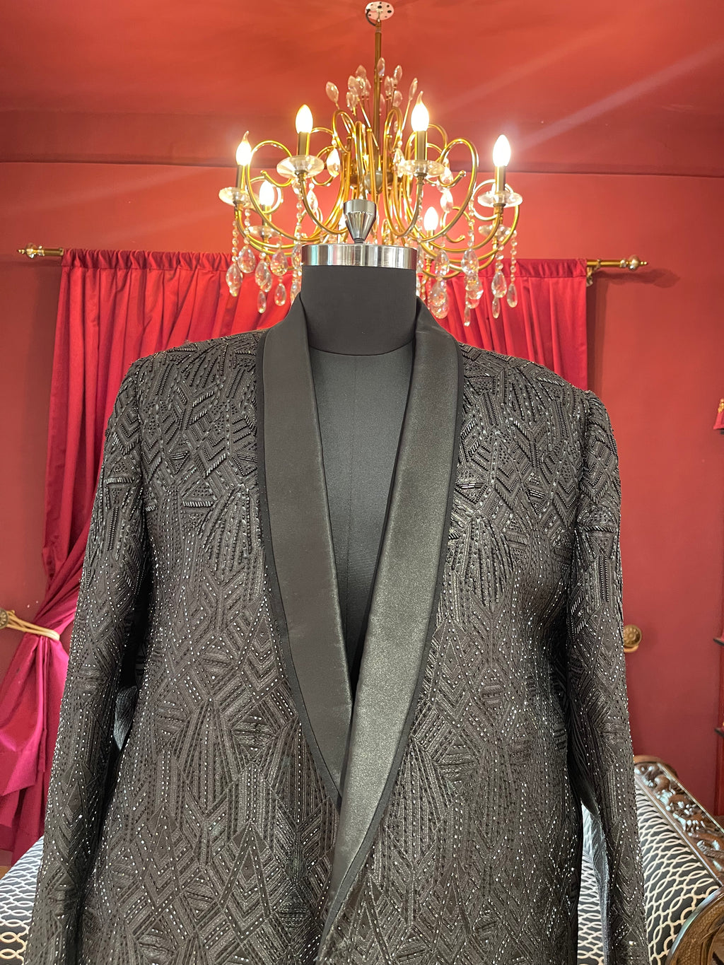 Black Sequin Tux