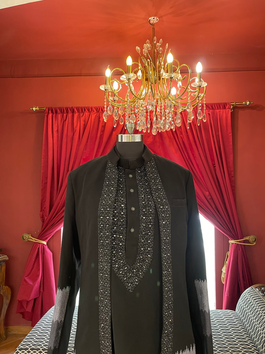 Midnight Embellished Kurta Set