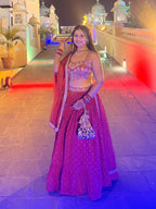 Hot Red Ghaghra Choli With Dupatta
