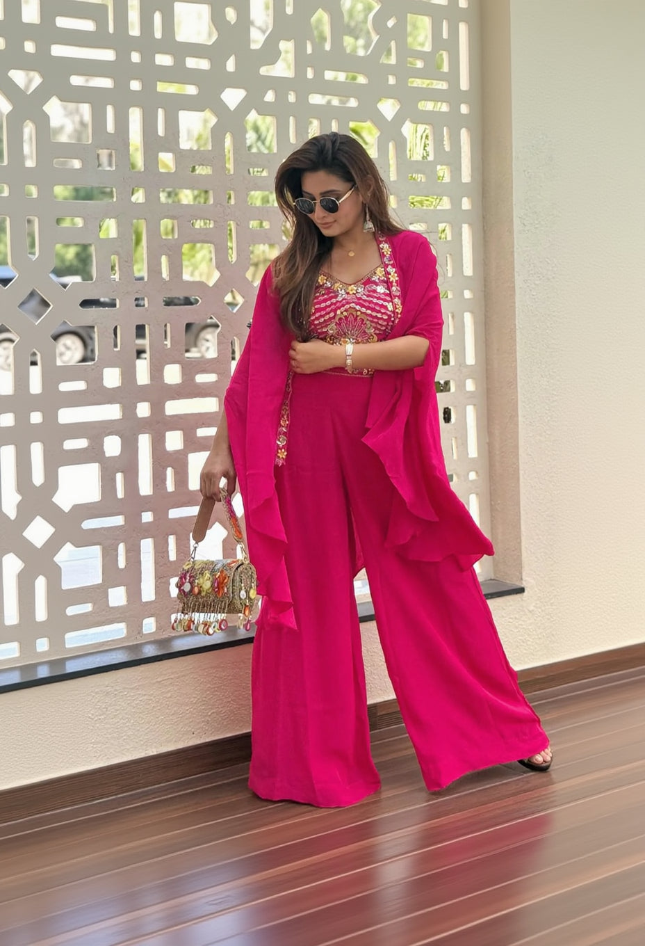 Rani Co-Ord Set with Shrug X Meggha Bhatti