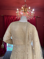 Ivory Anarkali Set