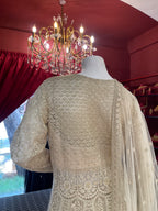 Ivory Anarkali Set