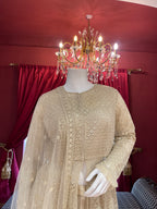 Ivory Anarkali Set