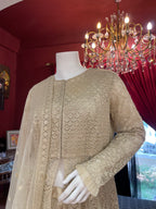 Ivory Anarkali Set