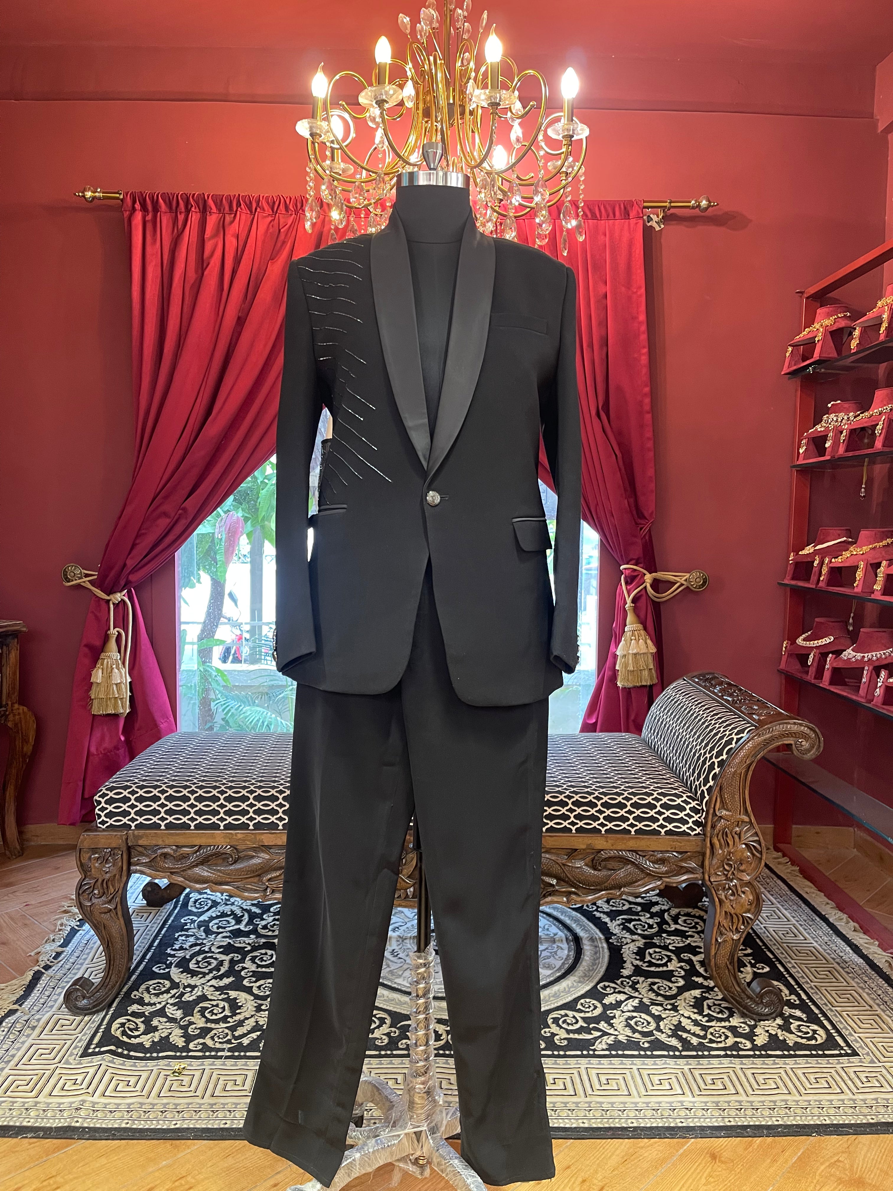 Jet Black Tuxedo