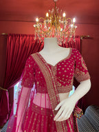 Rani Pink Asopalav Bridal Lehenga