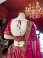 Rani Pink Asopalav Bridal Lehenga