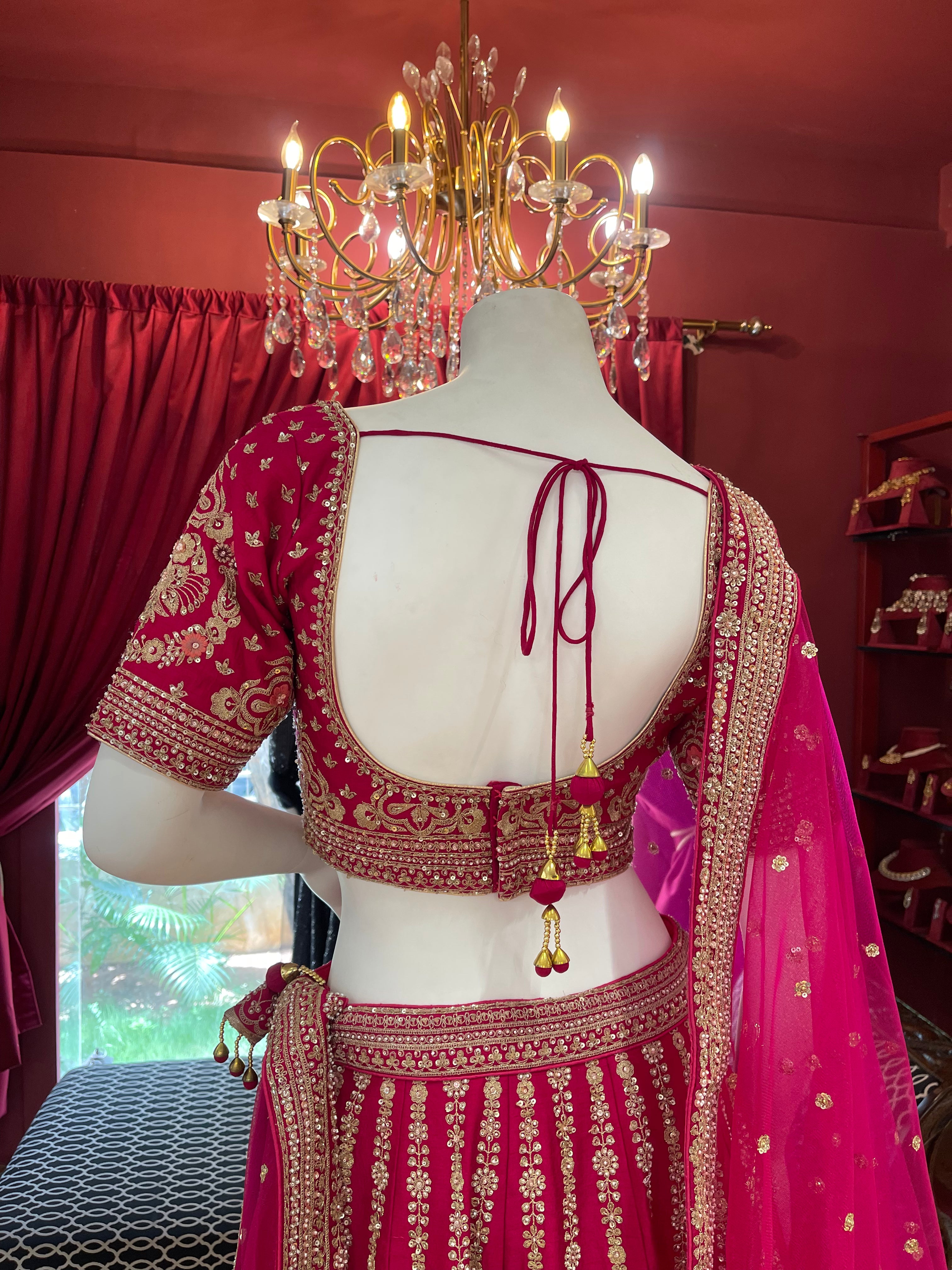 Rani Pink Asopalav Bridal Lehenga