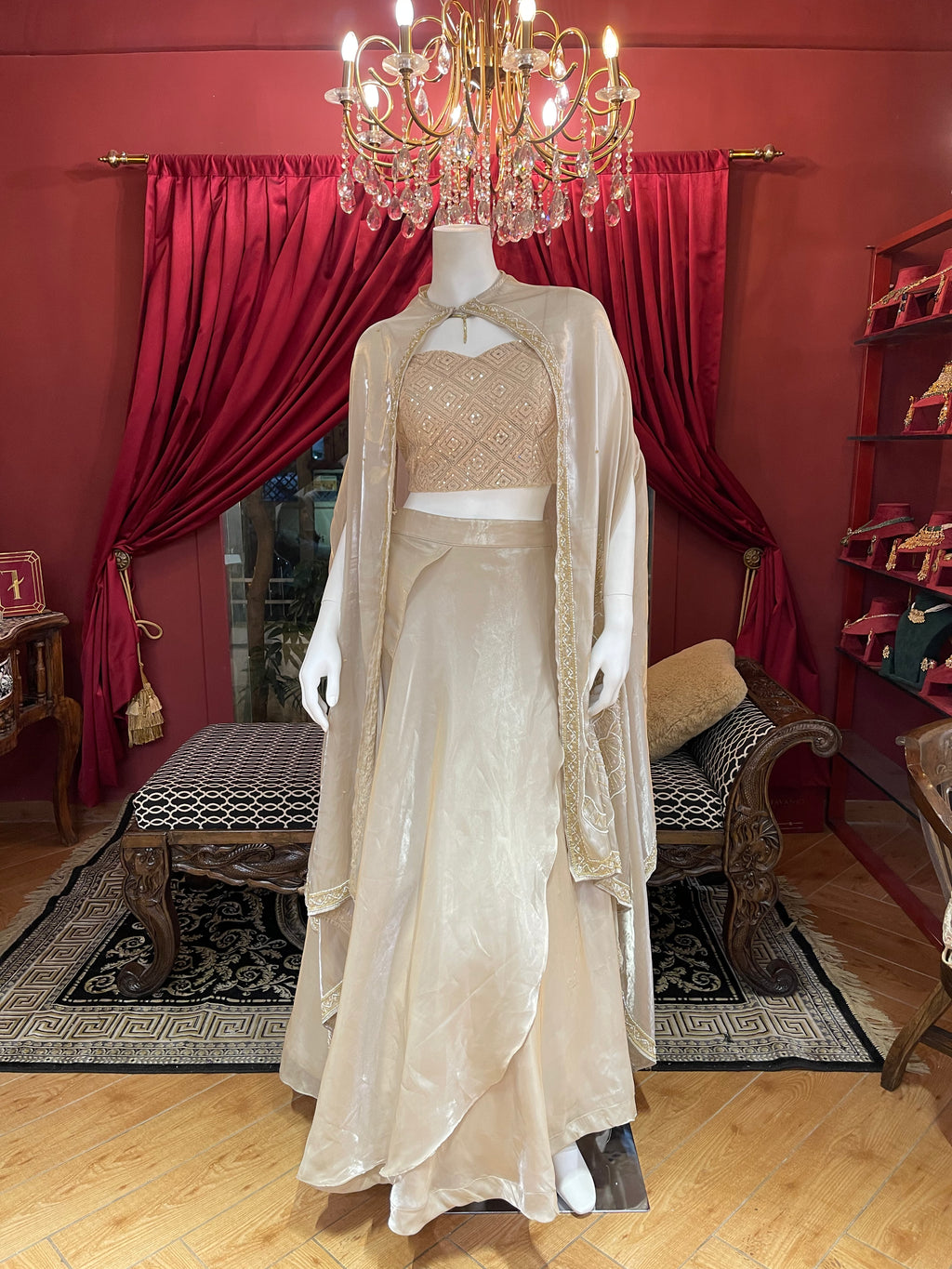 Ivory Grace Cape Set