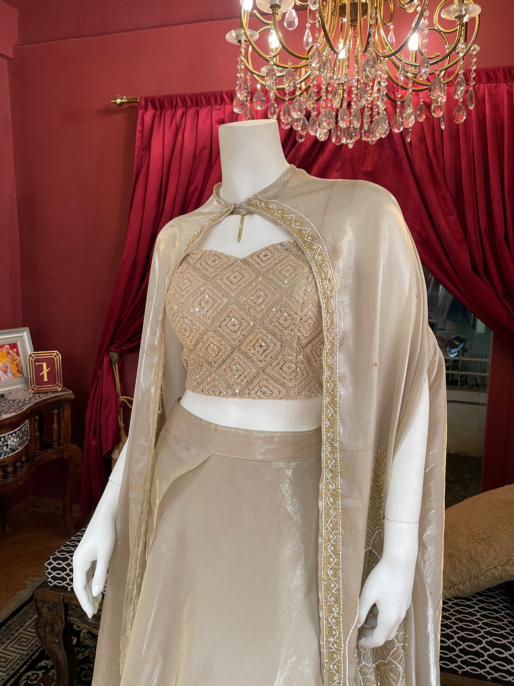 Ivory Grace Cape Set