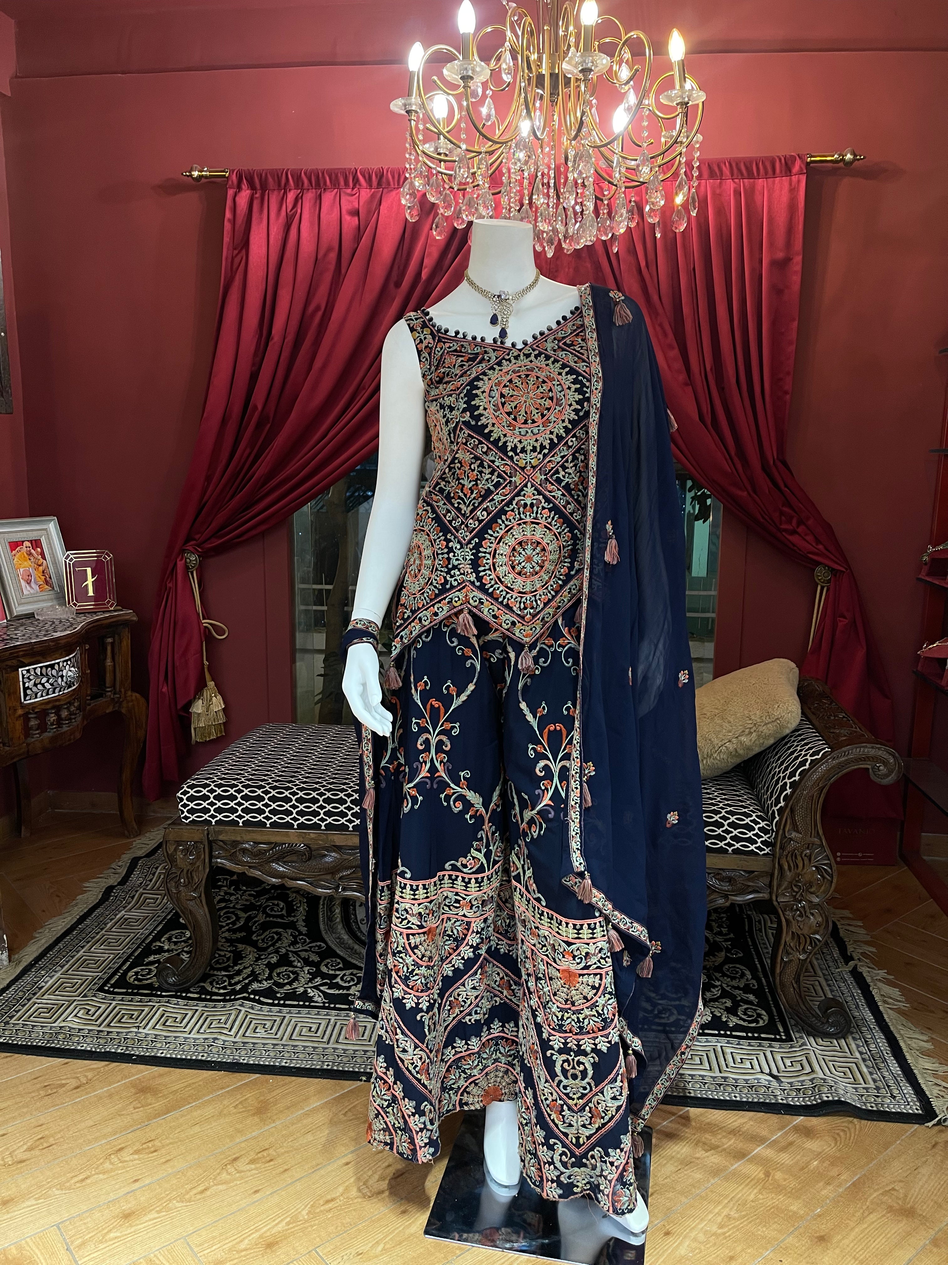 Midnight Floral Elegance Set