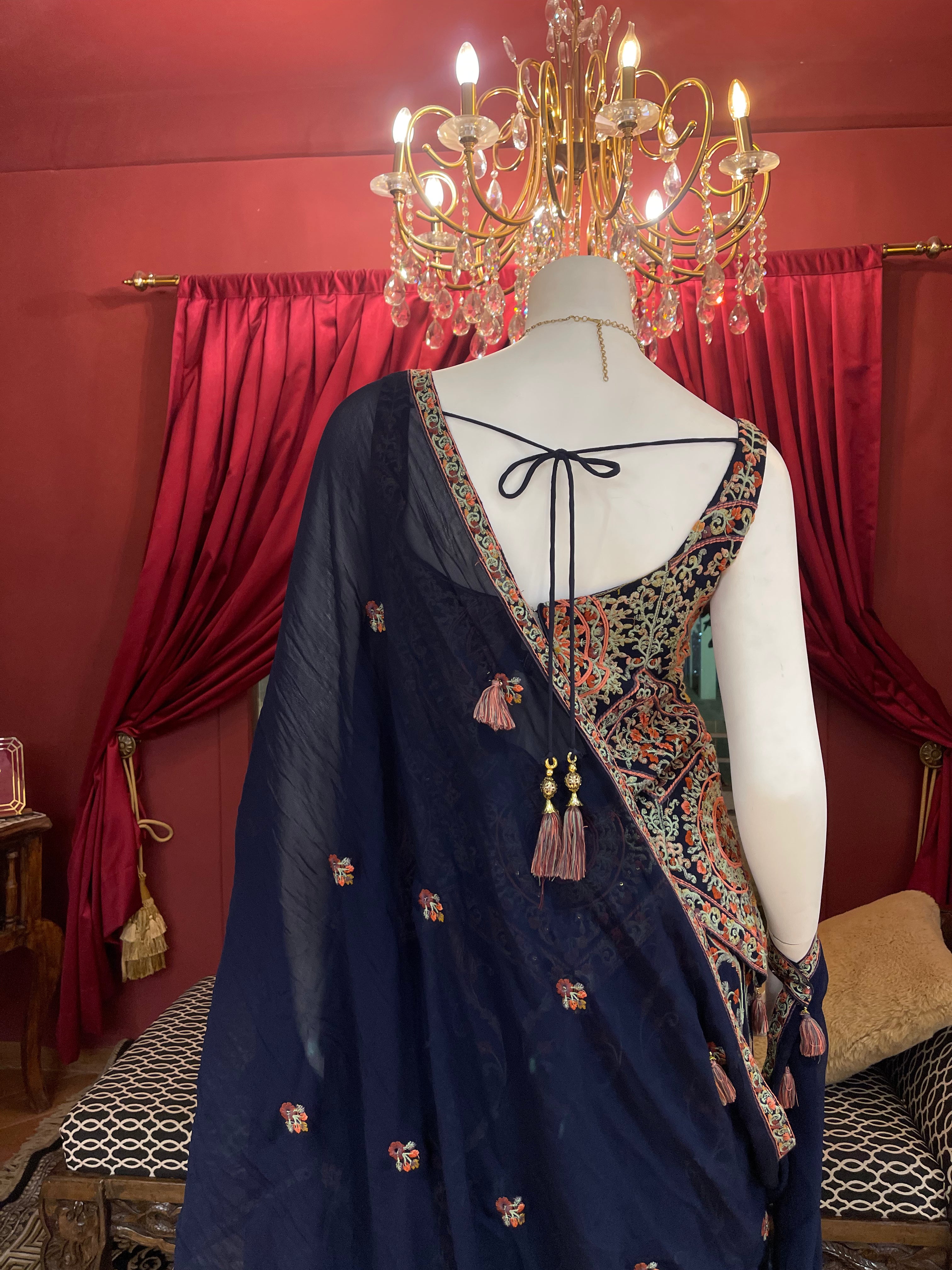 Midnight Floral Elegance Set