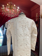 Ivory Sherwani with Minimal Work