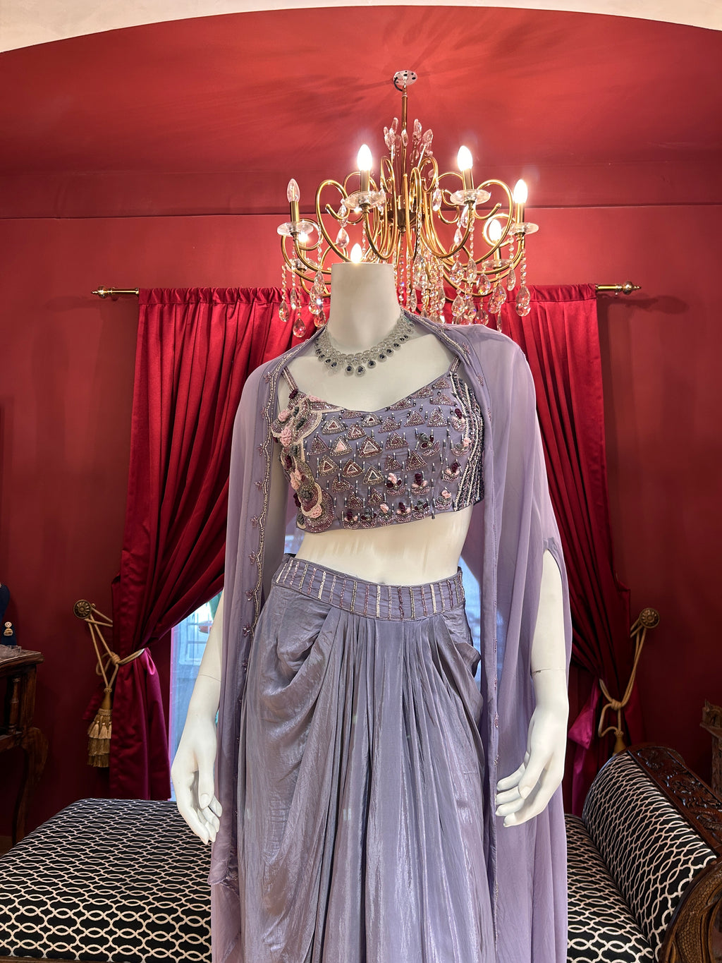 Lilac Drape Co-ord Set