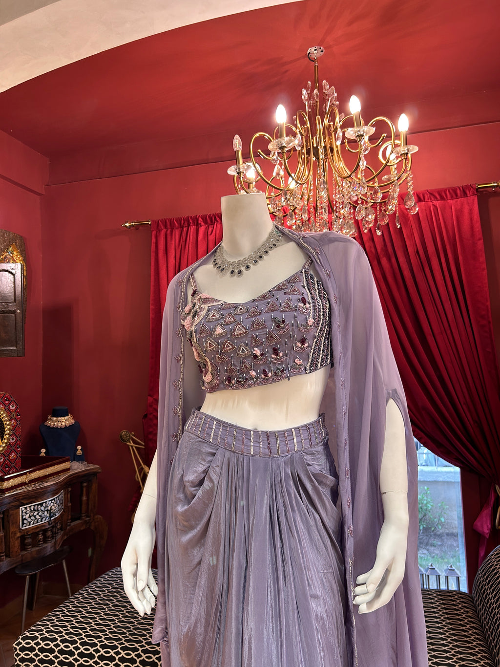 Lilac Drape Co-ord Set