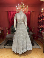 Silver Mist Lehenga Set