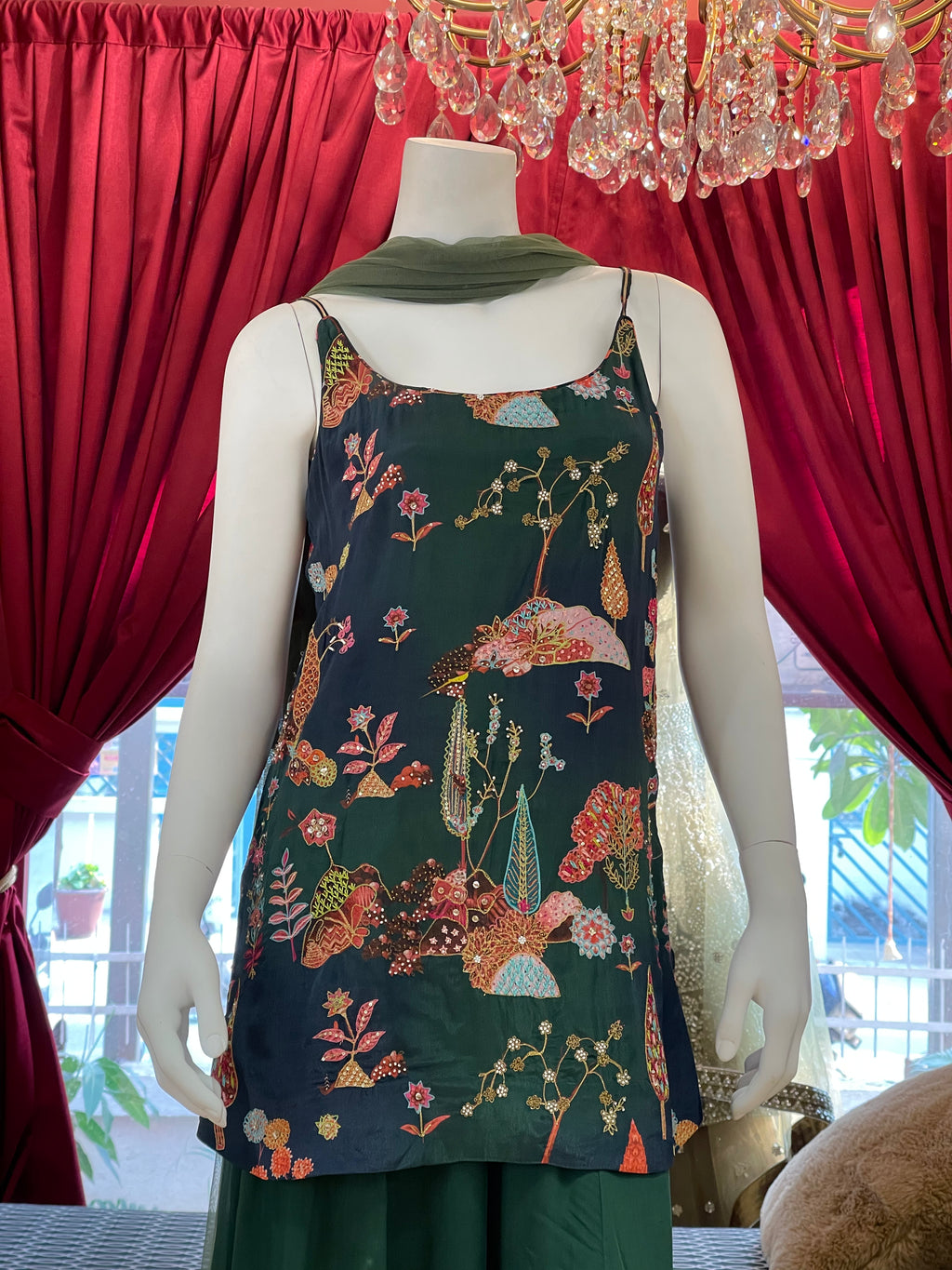 Green Printed Co-ord Set