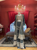 Peacock Sharara Set
