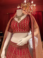 Sabyasachi Red Bridal Set