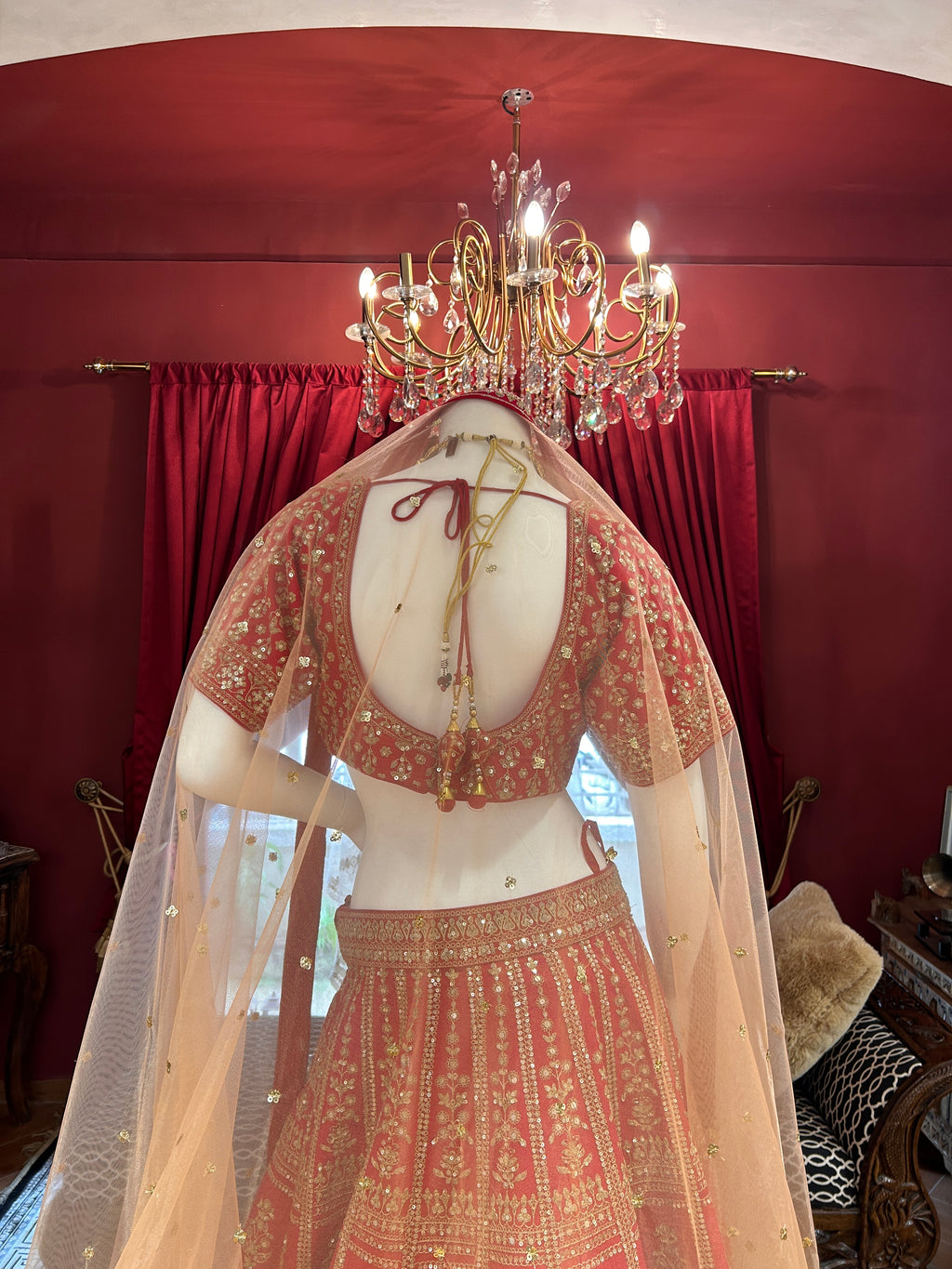 Sabyasachi Red Bridal Set