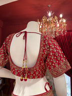 Sabyasachi Red Bridal Set
