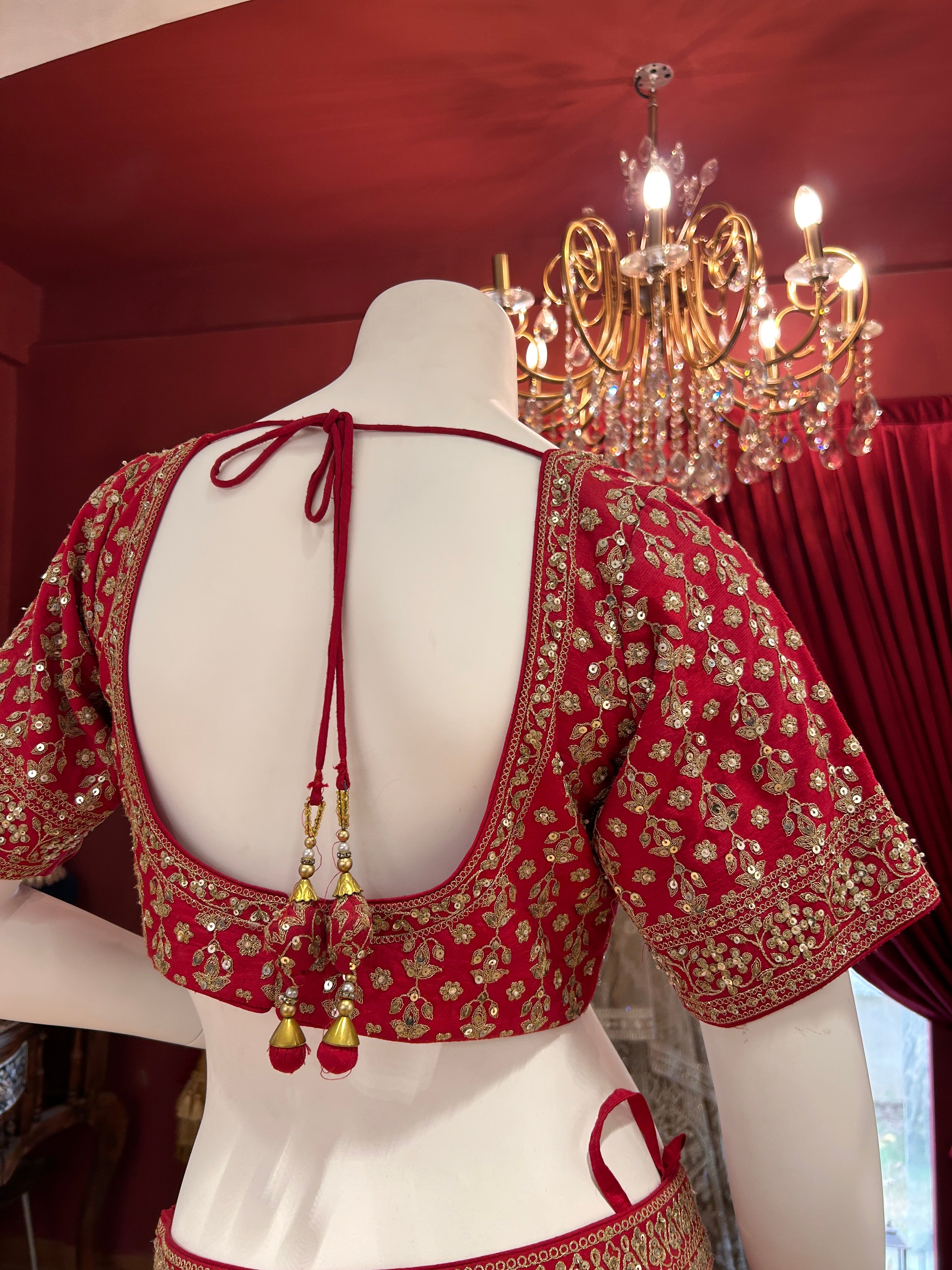 Sabyasachi Red Bridal Set