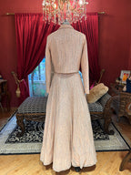 Blush Pink Sequin Jacket Lehenga Set