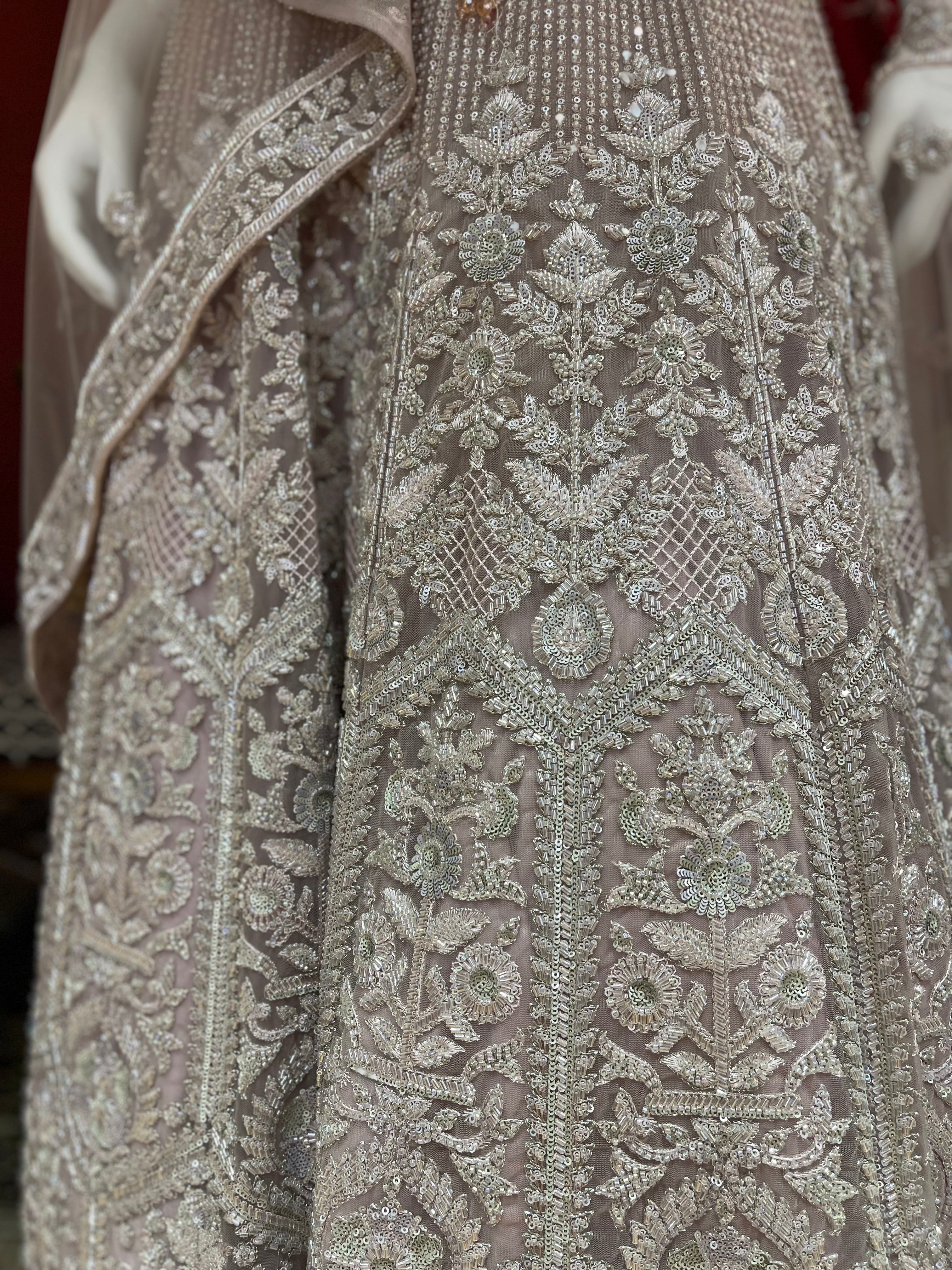 Blush Sequin Royale Lehenga