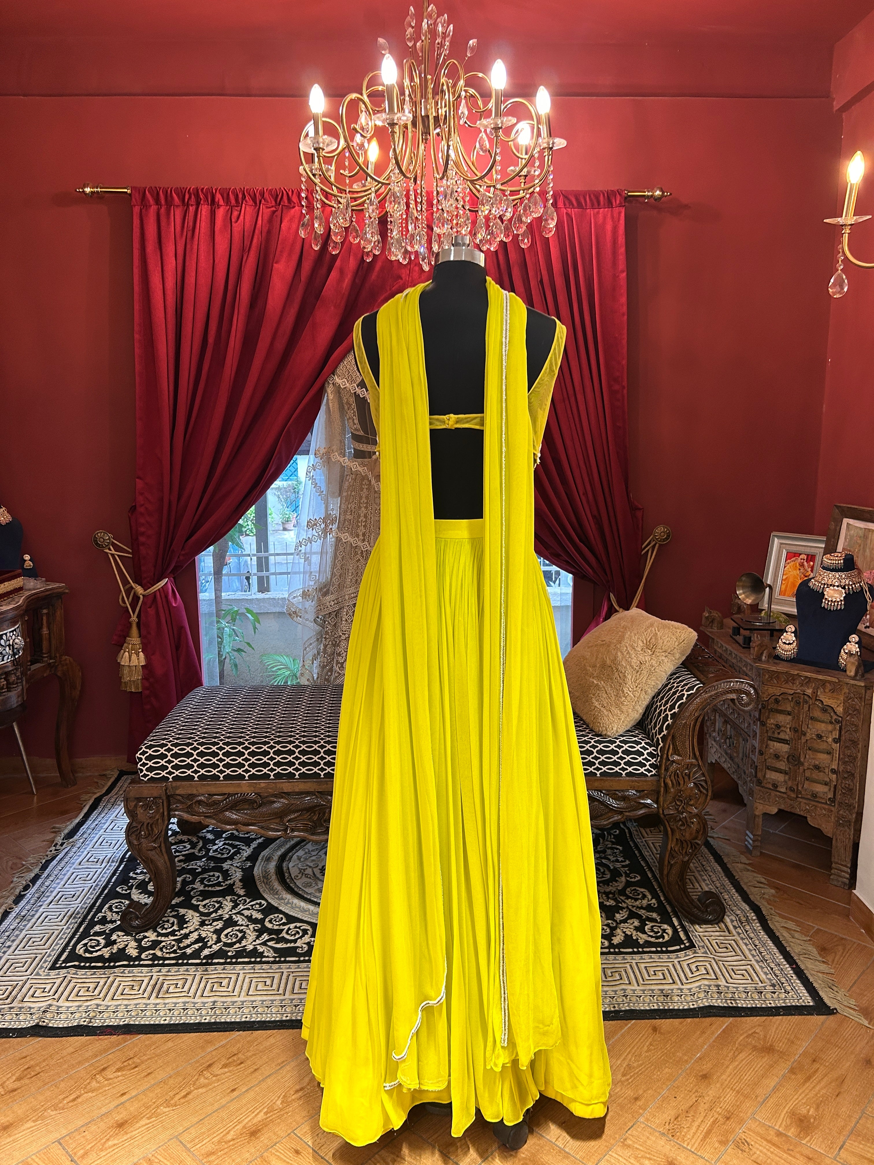 Neon Glow Festive Lehenga