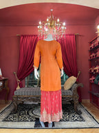 Sunset Orange Kurta Set