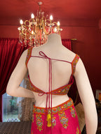 Alia Hot Pink Plazzo Indowestern