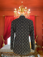 Black Embroidered Bandhgala