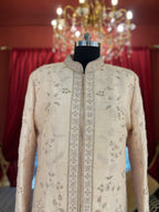 Ivory Minimal Embroidered Kurta Set
