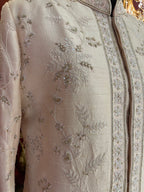 Ivory Minimal Embroidered Kurta Set