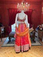 Sunset Rani Lehenga Set