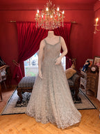 Sky Blue Shimmer Gown