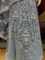 Ice Blue Regal Radiance Lehenga Set